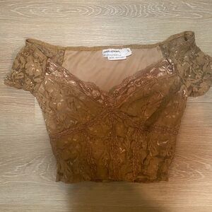 Urban outfitters lace crop top